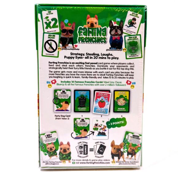 Farting Frenchies Card Game Brand New Sealed by Boss Dog Games Funny Party - Picture 4 of 4
